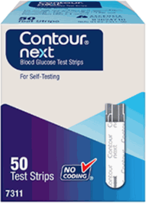 CONTOUR®NEXT test strips are used with all CONTOUR®NEXT meters